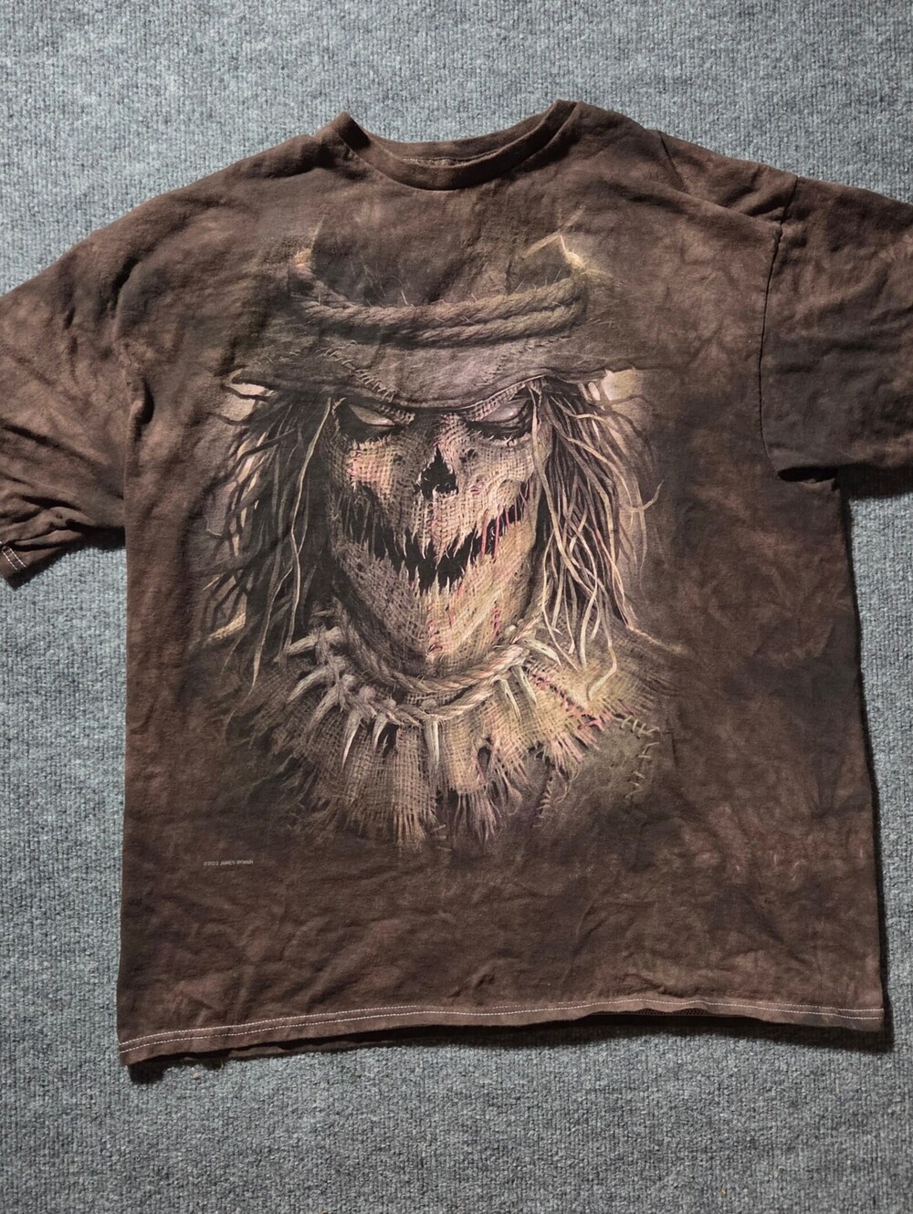 Halloween Scarecrow XL Delta Pro Weight Graphic T-Shirt